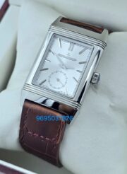 Jaeger Le Coultre Grande Reverso London Flagship Steel White Watch