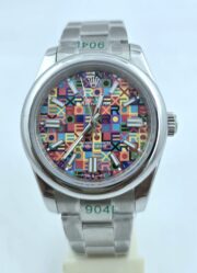 Rolex Oyster Perpetual Jubilee Motif Swiss Automatic Watch - Image 3