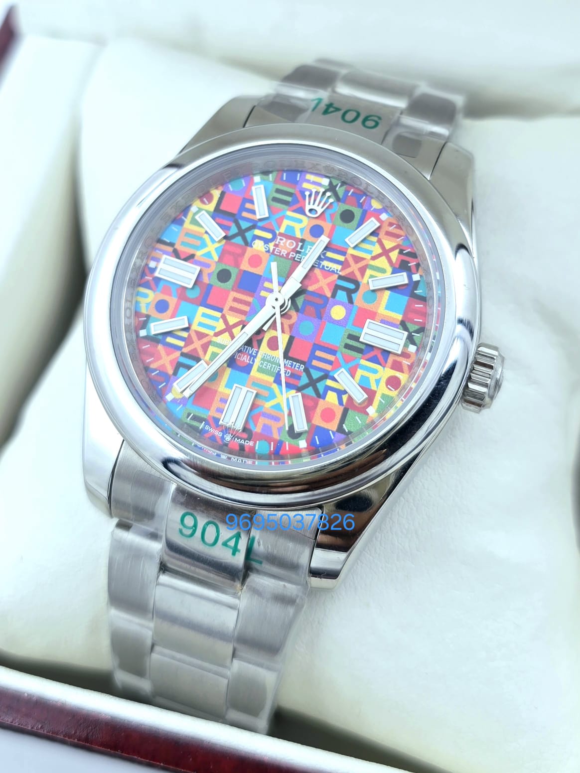 rolex-oyster-perpetual-watch3 Rolex Oyster Perpetual Jubilee Motif First Copy Watch