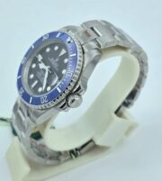 Rolex Submariner Black Dial Blue Ceramic Bezel Swiss Automatic Watch - Image 4