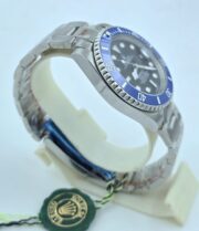 Rolex Submariner Black Dial Blue Ceramic Bezel Swiss Automatic Watch - Image 5
