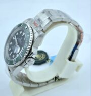 Rolex Submariner Black Dial Green Ceramic Bezel Swiss Automatic Watch - Image 4