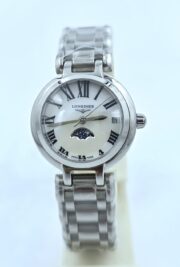 Longines Prima Luna Moonphase White Mother-of-pearl Steel Ladies Watch - Image 3