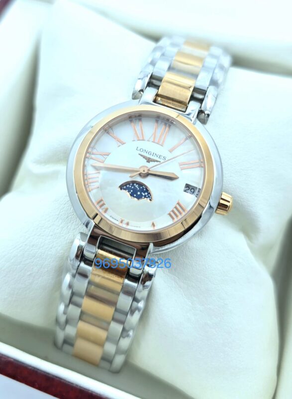 Longines Prima Luna Moonphase Ladies Replica Watch