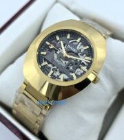 Rado DiaStar Black Skeleton First Copy Watch