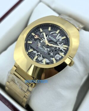 Rado DiaStar Black Skeleton First Copy Watch