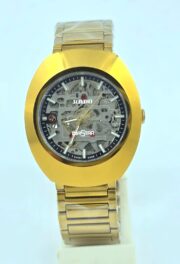 Rado DiaStar Grey Skeleton Golden Swiss ETA 7750 Valjoux Automatic Movement Watch - Image 3