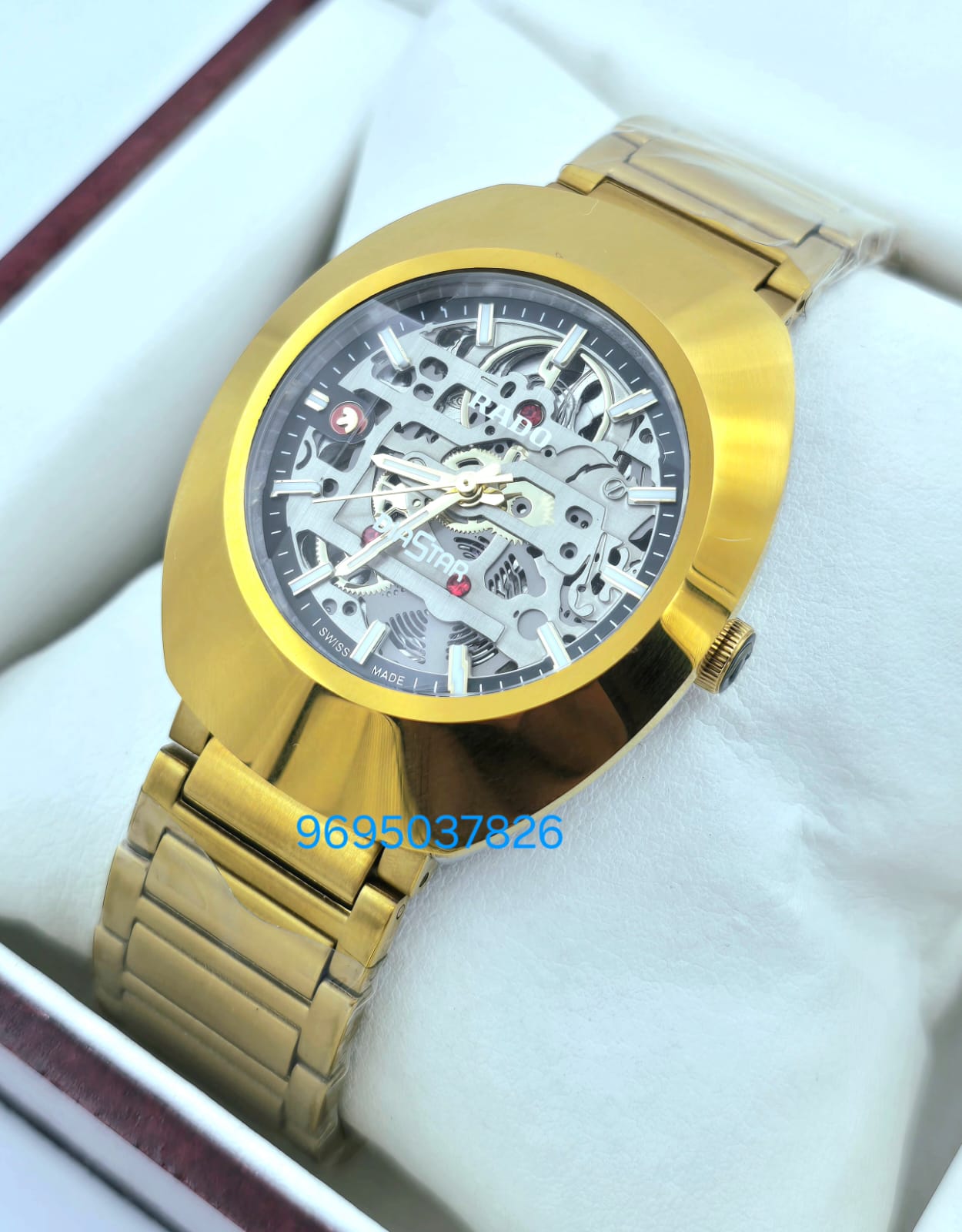 rado-diastar-grey-skeleton-first-copy-watch8 Rado DiaStar Grey Skeleton First Copy Watch