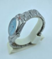 Rolex Oyster Perpetual ICE BLUE Steel Swiss Automatic Ladies Watch - Image 4
