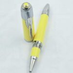 Mont Blanc Great Characters Enzo Ferrari Yellow Special Edition Rollerball Pen