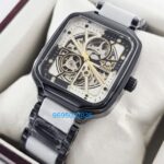 Rado True Square Open Heart Black & White First Copy Watch
