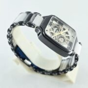 Rado True Square Open Heart Black & White Ceramic Swiss Automatic Watch - Image 5