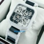 Rado True Square Open Heart Black & White Replica Watch