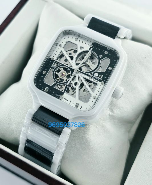 rado-true-square-open-heart-black-white-replica-watch (1) Rado True Square Open Heart Black & White Replica Watch