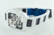 Rado True Square Open Heart Black & White 2 Ceramic Swiss Automatic Watch - Image 6