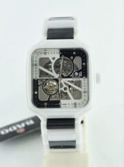 Rado True Square Open Heart Black & White 2 Ceramic Swiss Automatic Watch - Image 3