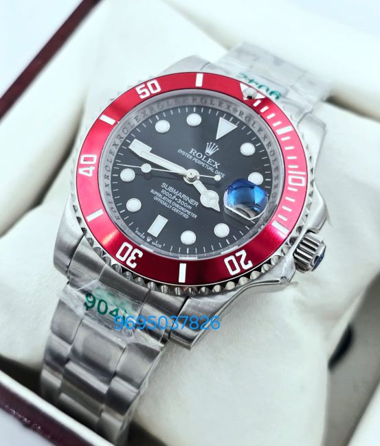 rolex-submariner-red-bezel-first-copy-watch (1) Rolex Submariner Red Bezel First Copy Watch
