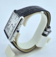Cartier Tank Solo Steel Leather Strap Watch - Image 4