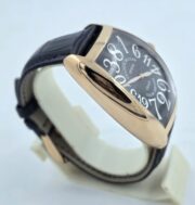 Franck Muller Crazy Hours Black Leather Strap Swiss Automatic Watch - Image 5
