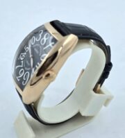 Franck Muller Crazy Hours Black Leather Strap Swiss Automatic Watch - Image 4