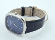Patek Philippe Ellipse Blue Leather Strap Watch - Image 6