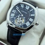 Cartier Drive De Tourbillon Steel Black First Copy Watches