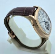 Cartier Drive De Tourbillon White Rose Gold Letaher Strap Automatic Watch - Image 5