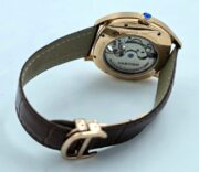 Cartier Drive De Tourbillon White Rose Gold Letaher Strap Automatic Watch - Image 7