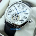 Cartier Drive De Tourbillon White Steel Letahe