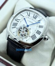 Cartier Drive De Tourbillon White Steel Letahe