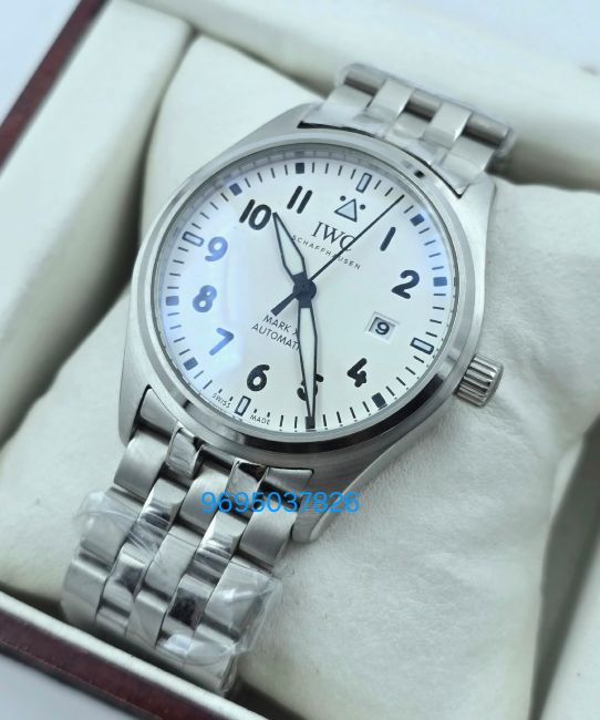 pilot-topgun (1) I W C Pilot Mark XX White Steel Swiss Automatic Watch