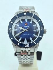 Rado Captain Cook Blue Steel Swiss Automatic Watch - Image 3