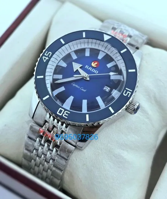 rado-captain-cook-blue-steel-swiss-automatic-watch (1) Rado Captain Cook Blue Steel Swiss Automatic Watch
