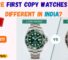 Why Are First Copy Watches Prices Different in India